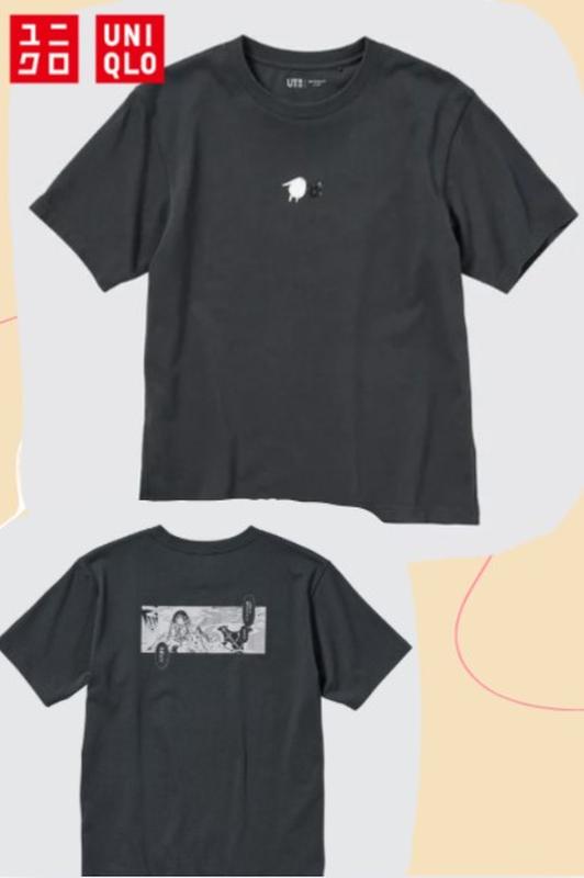 Футболка uniqlo з графікою the world of clamp ut