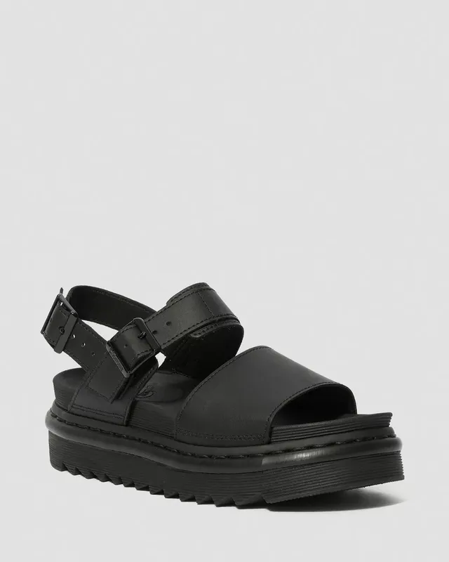 Сандалии dr. martens voss hydro leather strap sandals