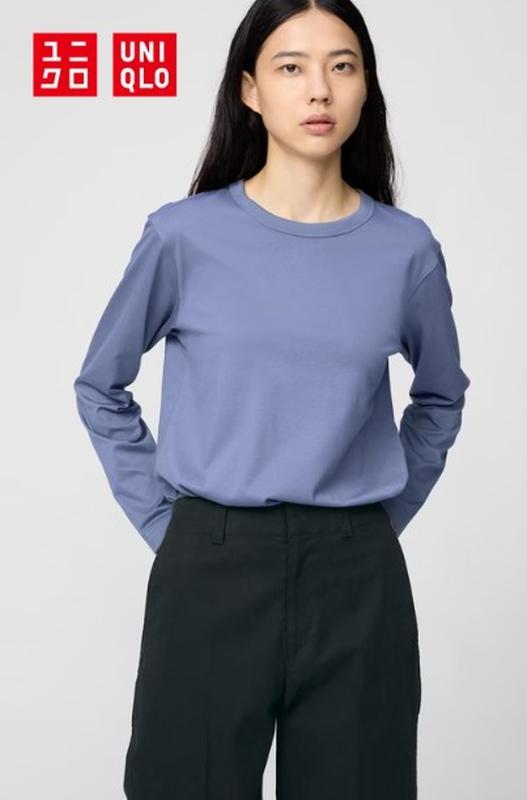 Лонгслів бавовняний uniqlo