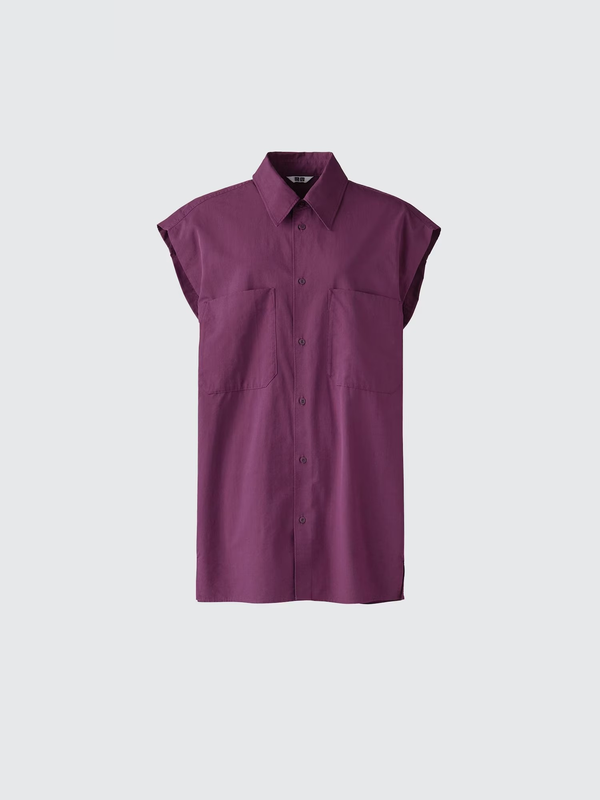 Сорочка без рукавів uniqlo