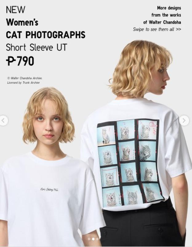 Футболка жіноча uniqlo cat photographs ut