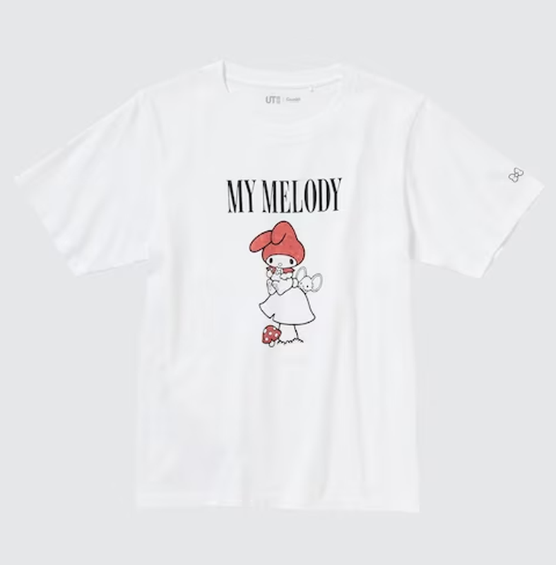 Футболка uniqlo из серии sanrio: kuromi &amp; my melody ut