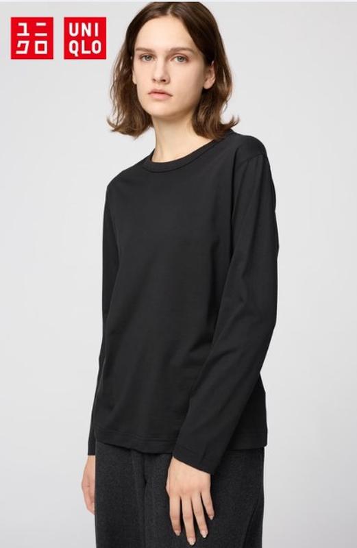 Лонгслів бавовняний uniqlo