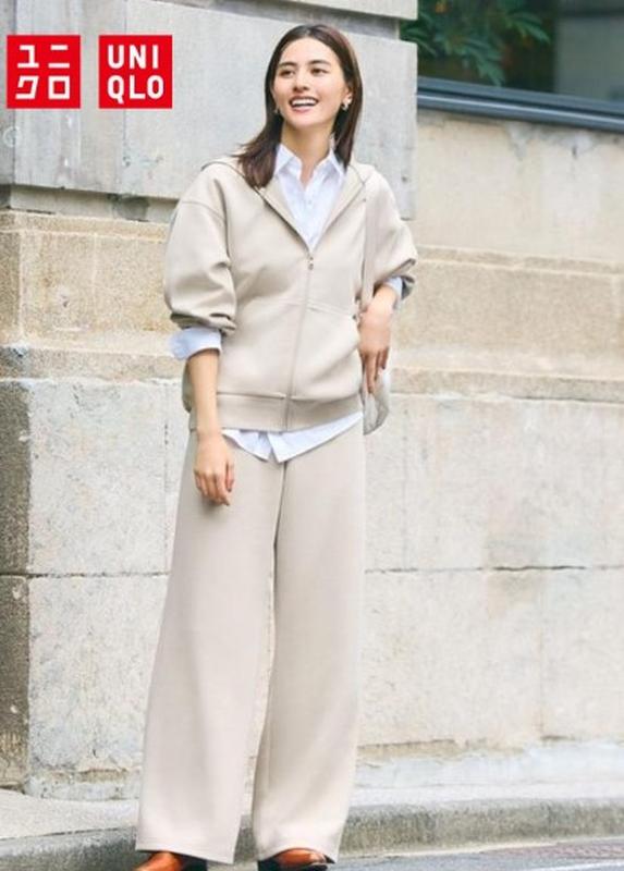 Штани dry sweat wide uniqlo
