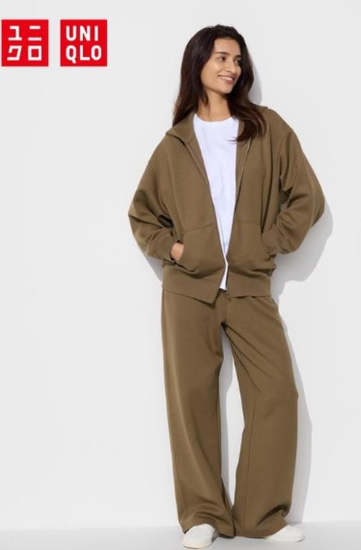 Штани dry sweat wide uniqlo