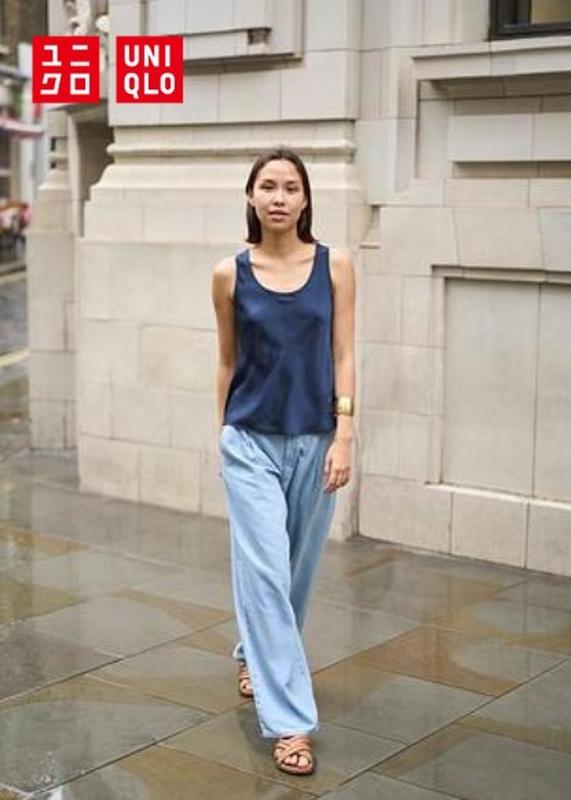 Джинсові штани uniqlo