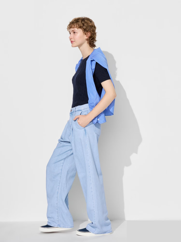 Джинсові штани uniqlo