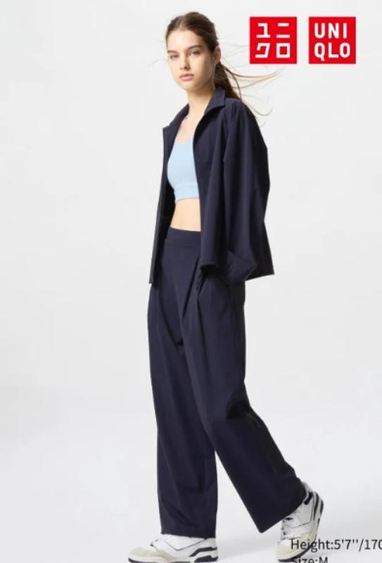 Брюки широкі uniqlo