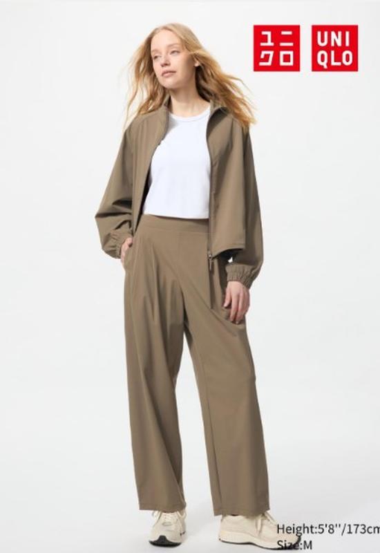 Брюки широкі uniqlo