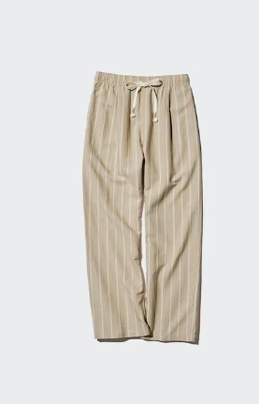 Брюки из льняной смеси easy uniqlo