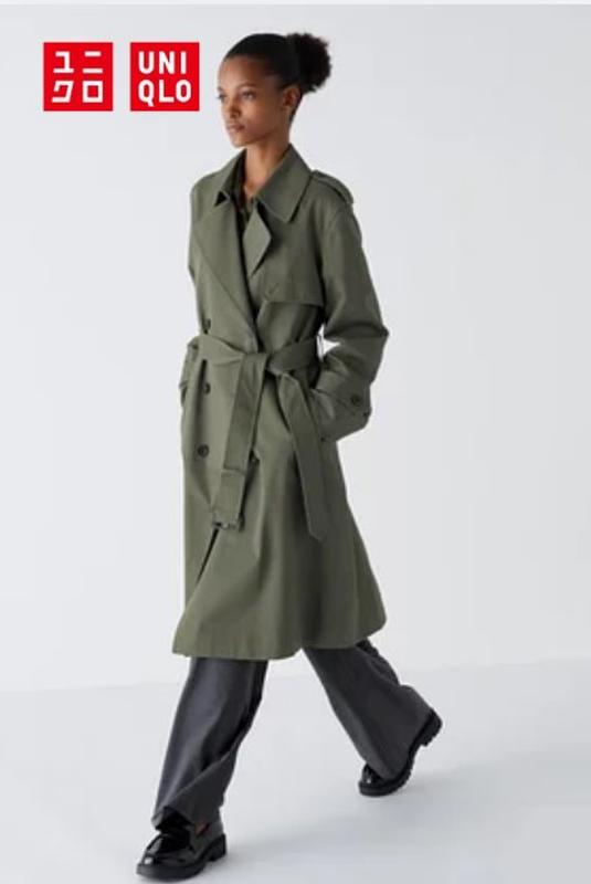 Тренч uniqlo