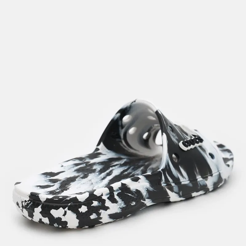 Шлепанцы crocs classic marbled slide, размер w7
