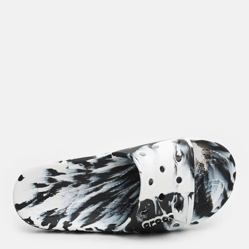 Шлепанцы crocs classic marbled slide, размер w7
