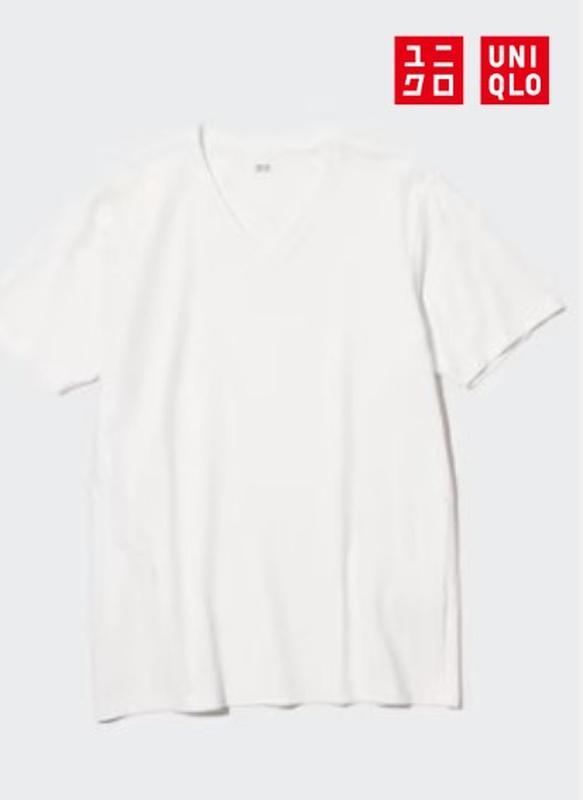 Футболка supima® з v-подібним вирізом uniqlo