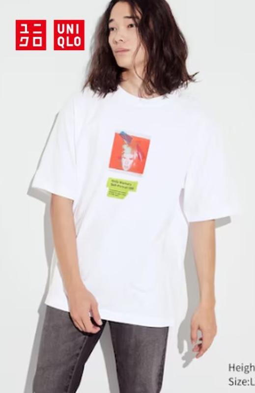 Якісна футболка uniqlo з колекції andy warhol's collages ut