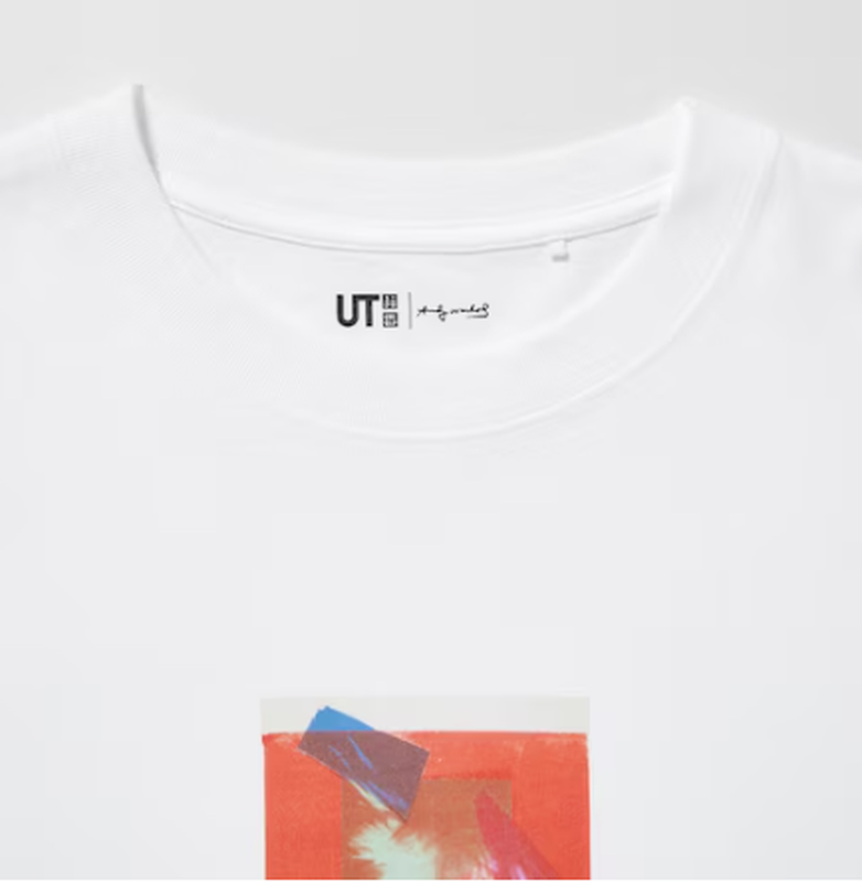Якісна футболка uniqlo з колекції andy warhol's collages ut