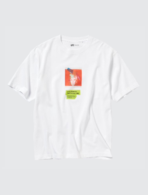 Якісна футболка uniqlo з колекції andy warhol's collages ut