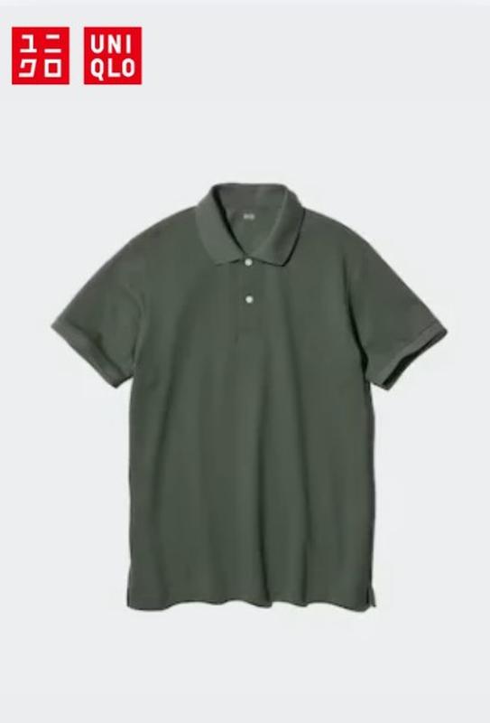 Футболка-поло dry pique uniqlo
