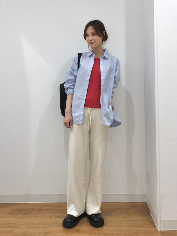 Брюки knit ribbed uniqlo