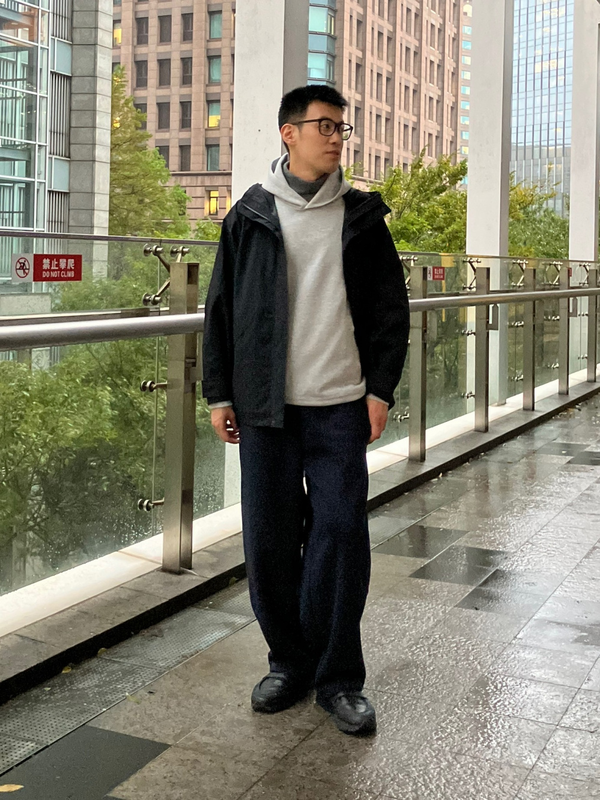 Парка blocktech uniqlo