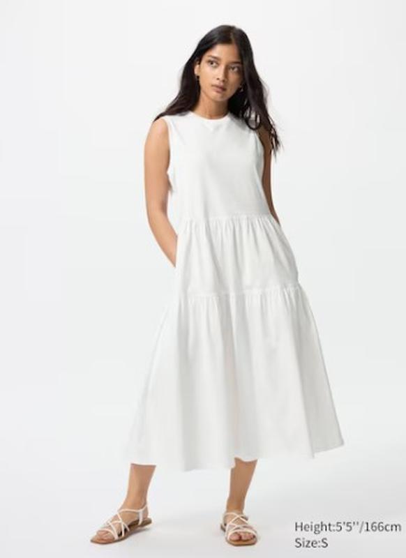 Сукня з мерсеризованої бавовни uniqlo