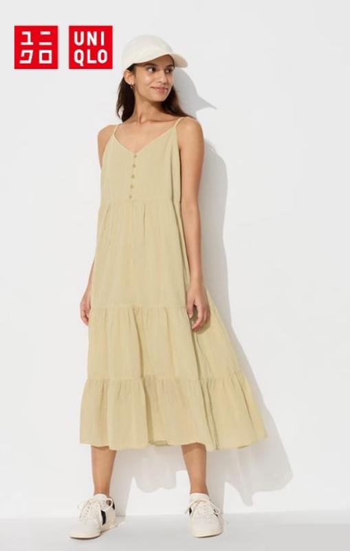 Сукня  crinkle cotton uniqlo