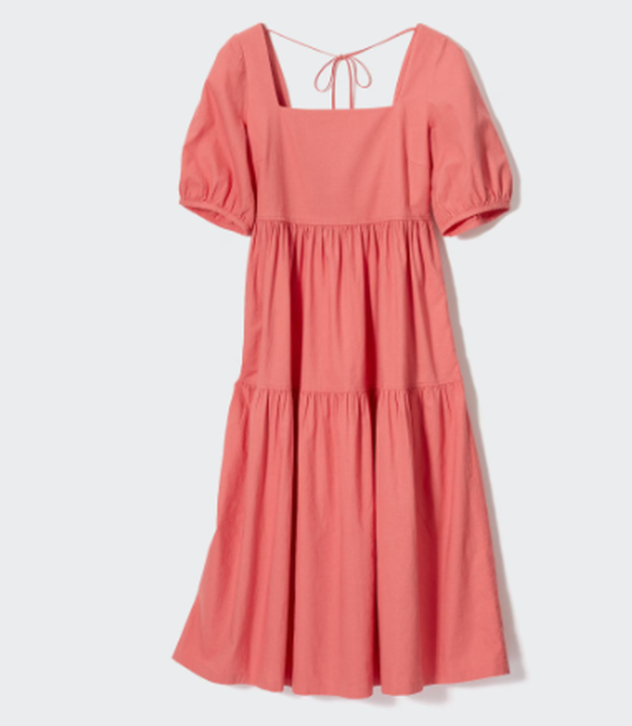 Сукня з суміші льону uniqlo