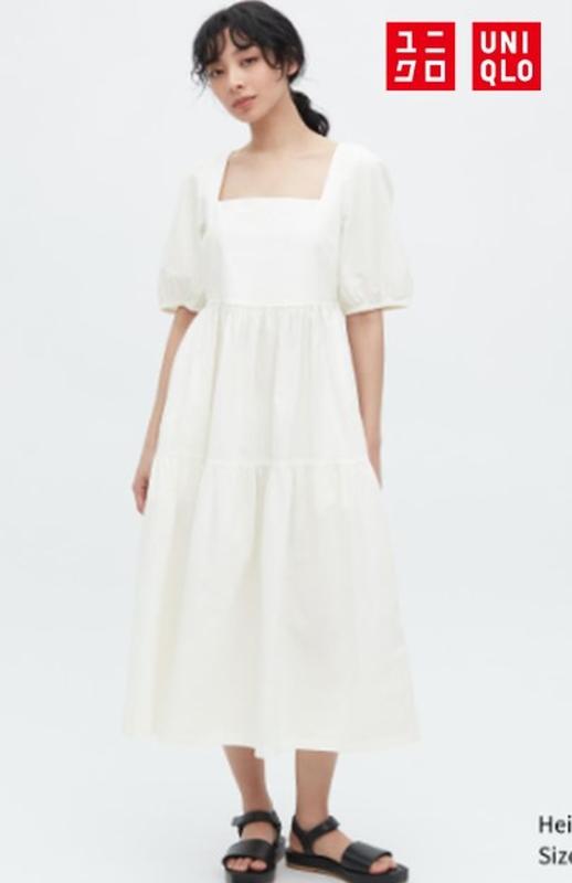 Сукня з суміші льону uniqlo