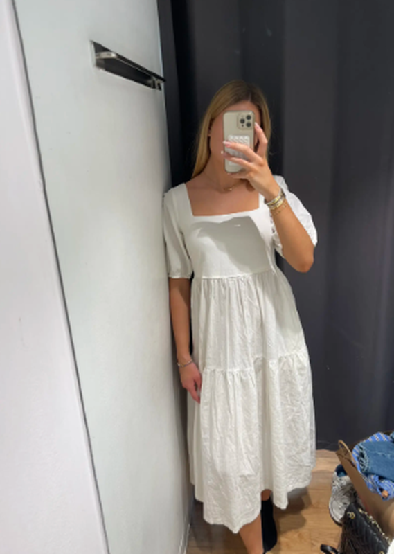 Сукня з суміші льону uniqlo