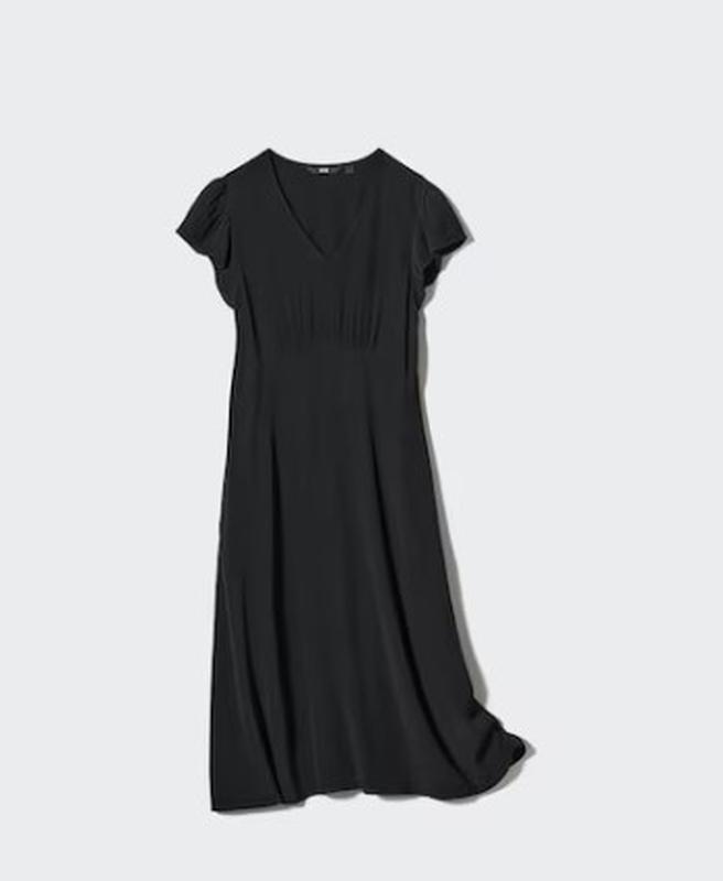 Сукня з v-подібним вирізом uniqlo