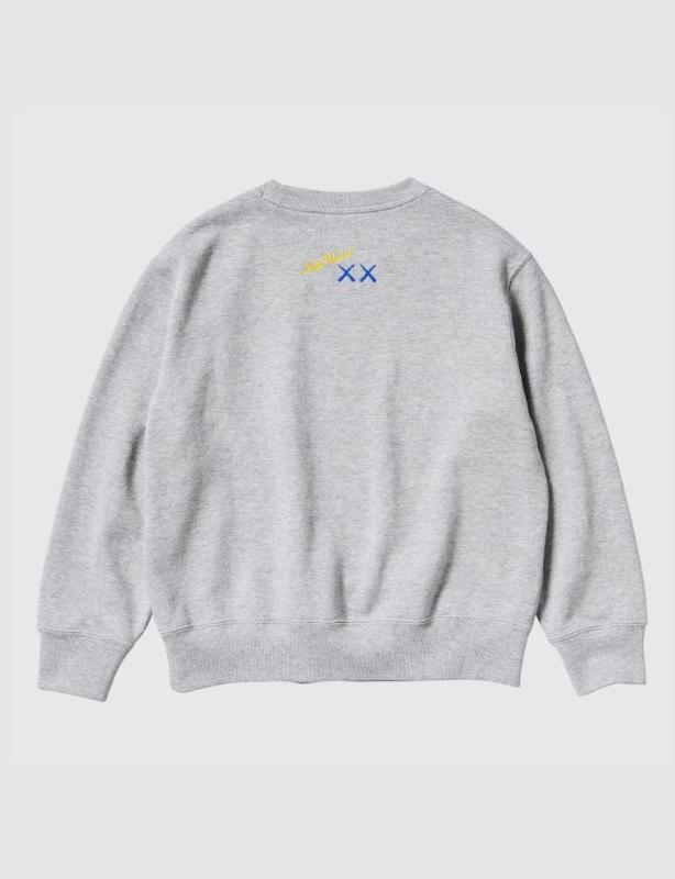 Детский свитшот kaws + warhol от uniqlo