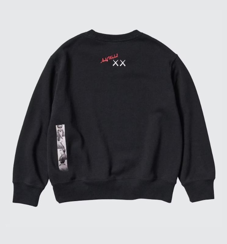 Дитячий світшот kaws + warhol від uniqlo