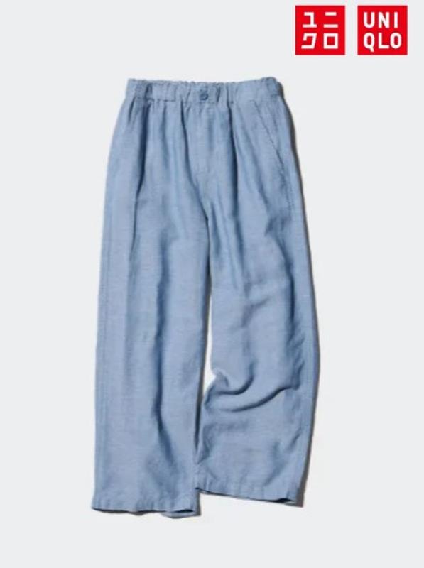 Дитячі штани штани з лляної суміші uniqlo