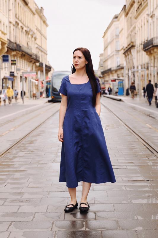 Сукня з суміші льону uniqlo