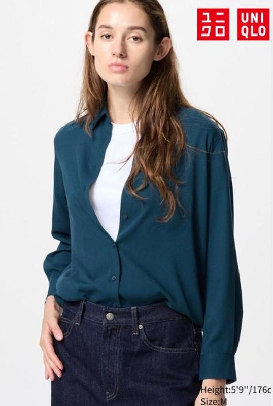 Блузка uniqlo з віскози