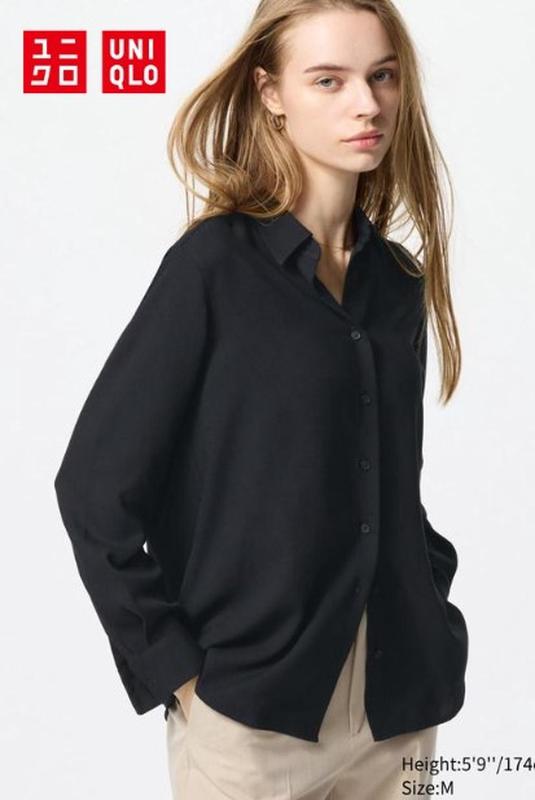 Блузка uniqlo з віскози