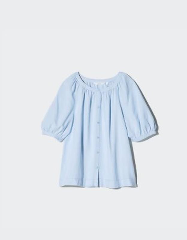 Блузка з суміші льону uniqlo