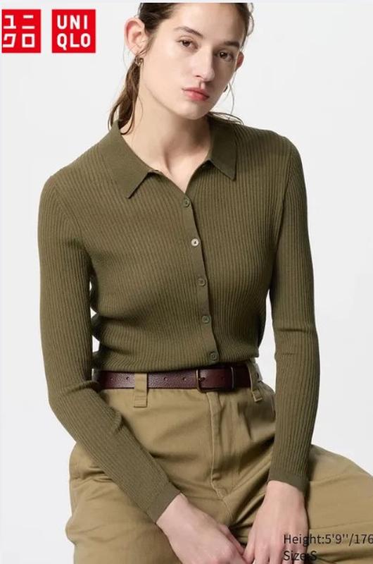 Кардиган-поло uniqlo