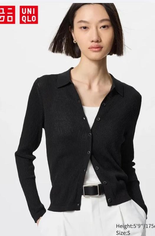 Кардиган-поло uniqlo