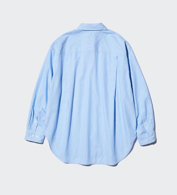 Бавовняна сорочка оверсайз uniqlo