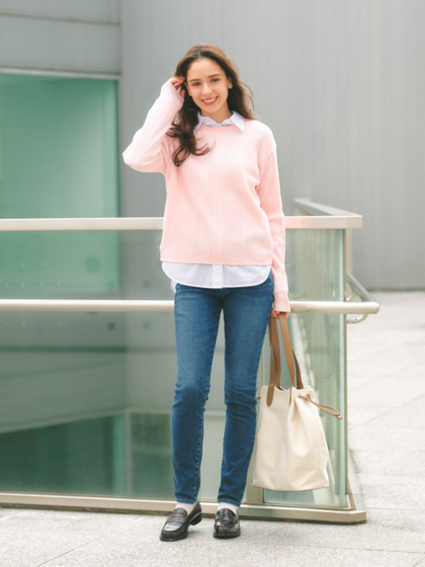 Бавовняна сорочка оверсайз uniqlo