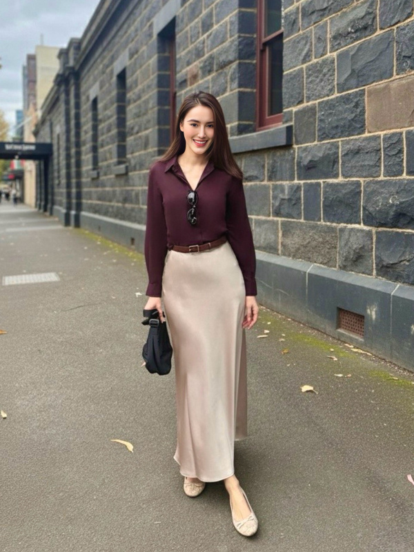 Сатинова спідниця uniqlo