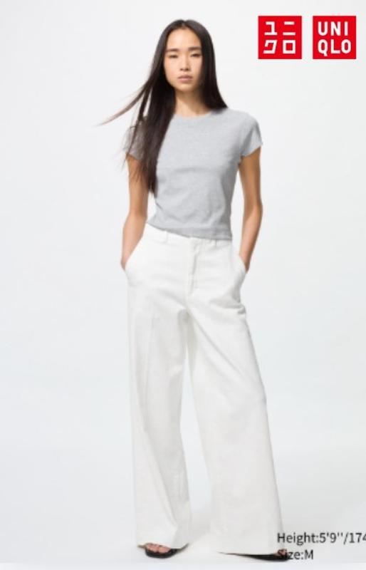 Широкі джинси uniqlo