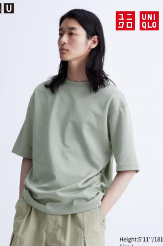 Оверсайз футболка серії uniqlo u з технологією airism