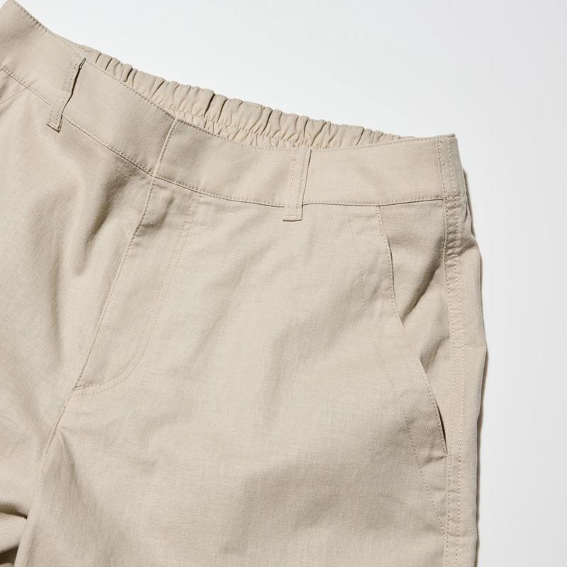 Штани з суміші льону uniqlo