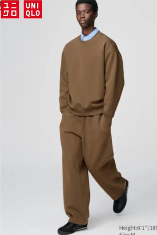 Широкі спортивні штани унісекс uniqlo