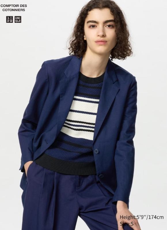 Костюм з лляної суміші uniqlo, розмір м