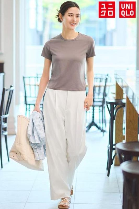 Брюки широкі uniqlo