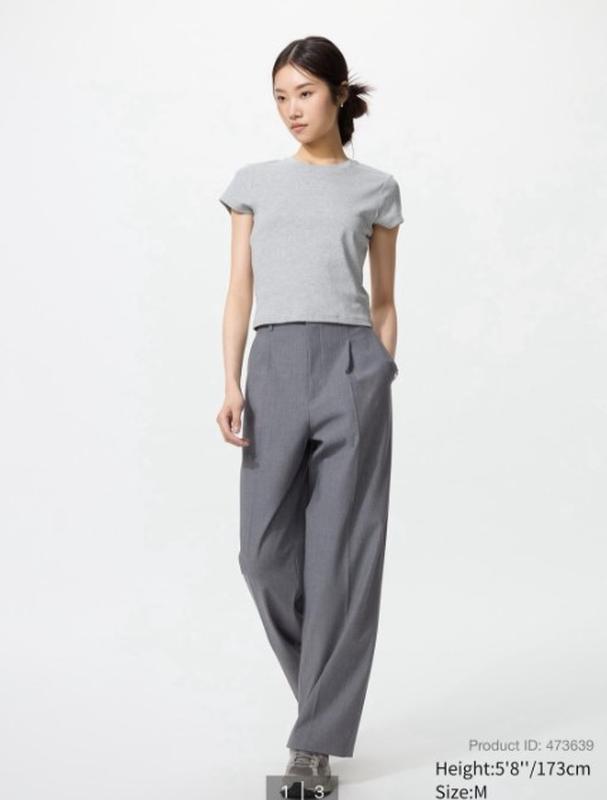 Широкі штани uniqlo