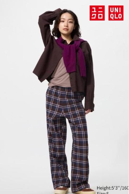 Фланелеві штани uniqlo